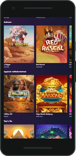 Raketti logga på